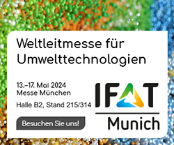 Besuchen Sie uns auf der IFAT 2024 in München!