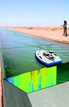 SonTek RiverSurveyor S5/M9 ADCP-Messanordnung